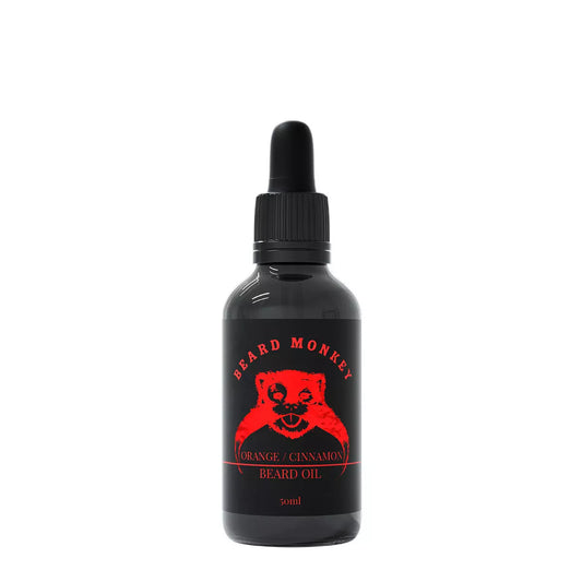 SKÄGGOLJA 50 ML – ORANGE & CINNAMON