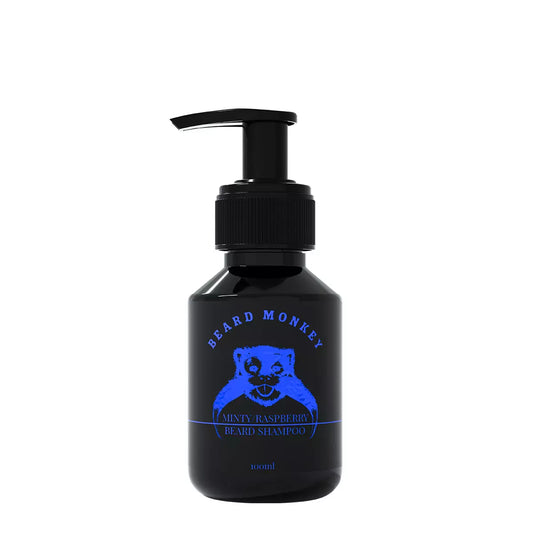 SKÄGGSCHAMPO 100 ML – MINTY & RASPBERRY